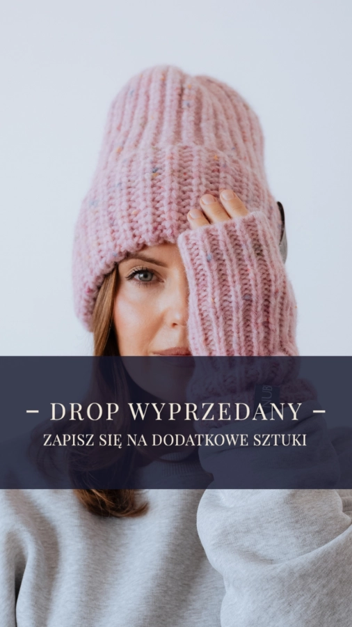 OCIEPLACZE / RĘKAIWCZKI - ALAPAKA - RÓŻOWY MELANŻ 
