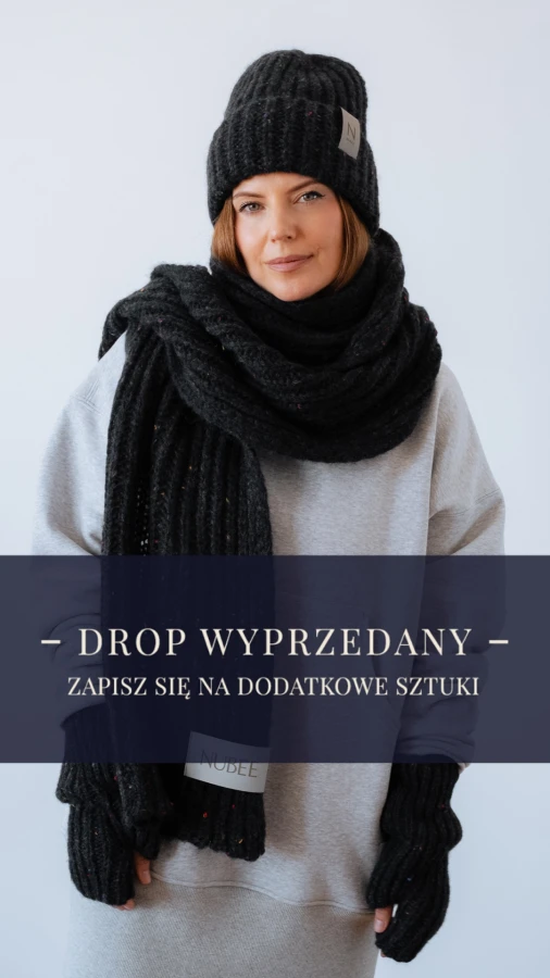 SZAL / ALAPAKA - ANTRACYT MELANŻ 