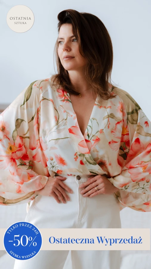 Kimono / Koszula Kimonowa – KWIATY AKWARELA