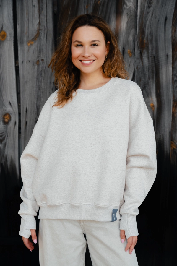 BLUZA LOVE LATTE MELANGE