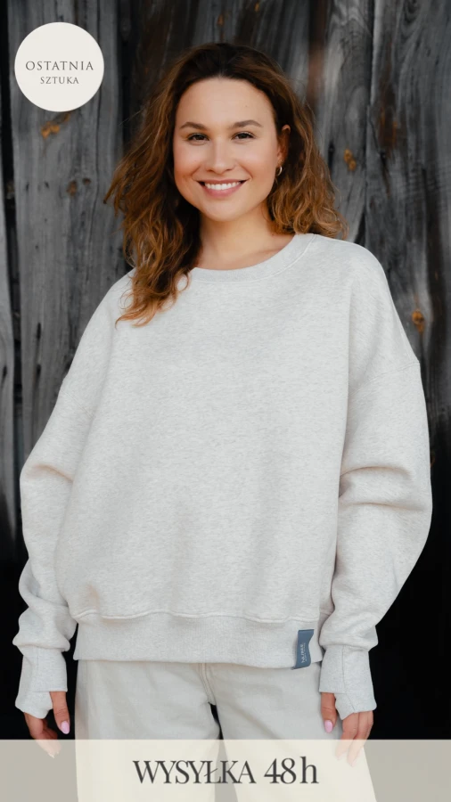 BLUZA LOVE LATTE MELANGE