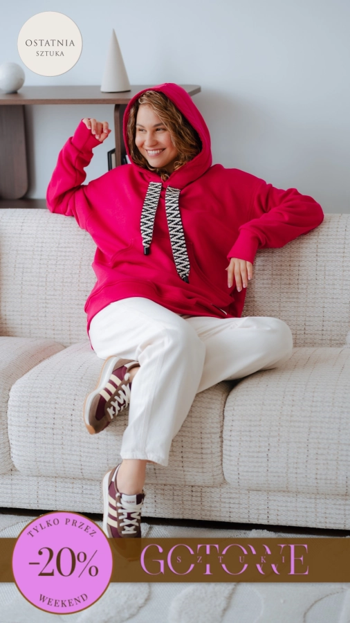 BLUZA MOJEGO CHŁOPAKA - FUKSJA