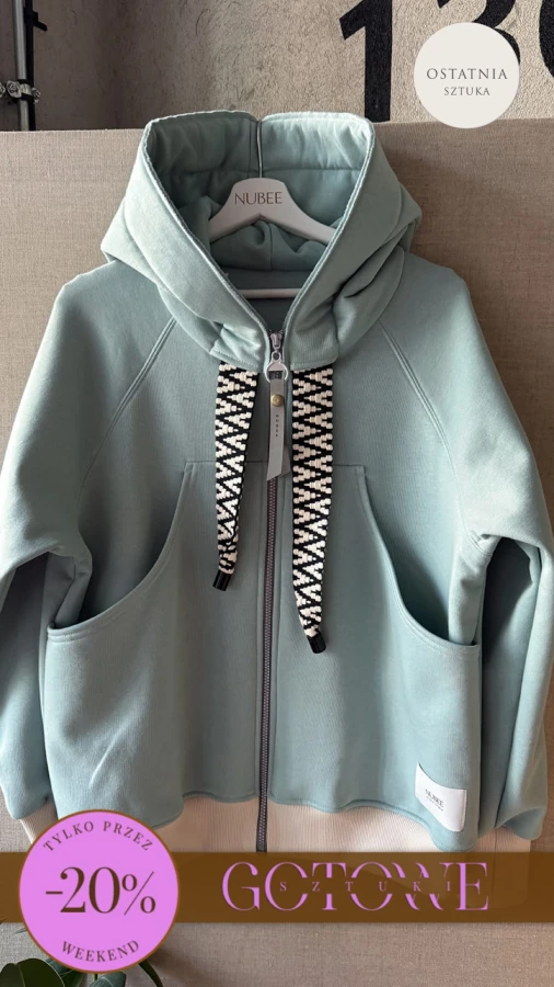  BLUZA KANG00 DŁUGA (62) - BLUE SURF