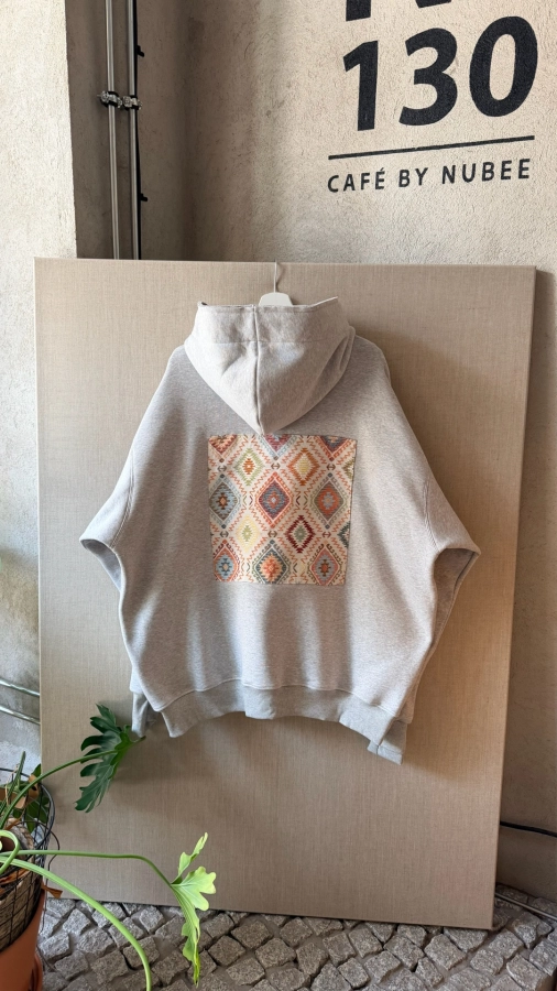 nowa forma. BLUZA BOYFRIEND - UNIKAT / SZARY MELANŻ 