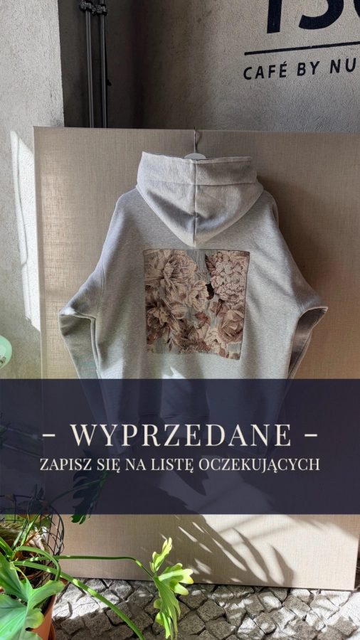BLUZA MOJEGO CHŁOPAKA - UNIKAT SZARY MELANGE 