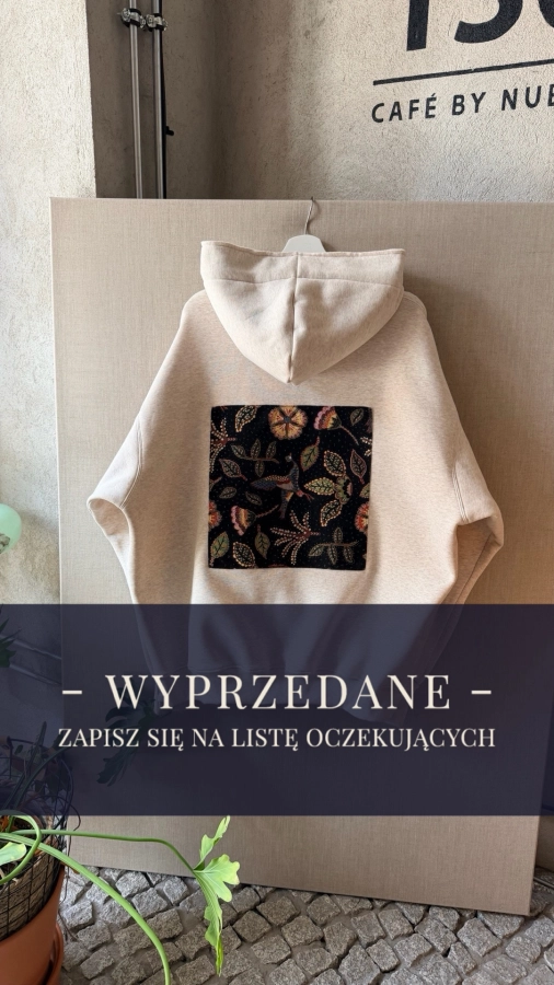 nowa forma. BLUZA BOYFRIEND - UNIKAT / LATTE MELANGE 