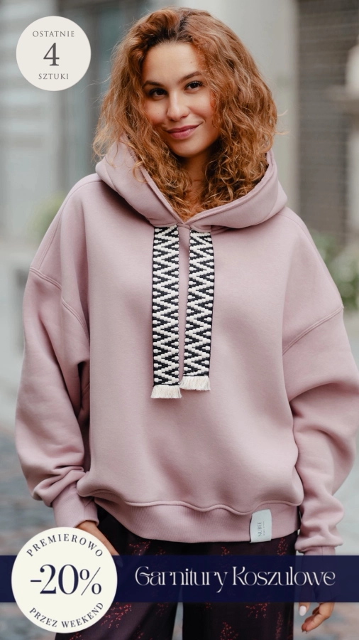 BLUZA LOVE Z KAPTUREM SPINX
