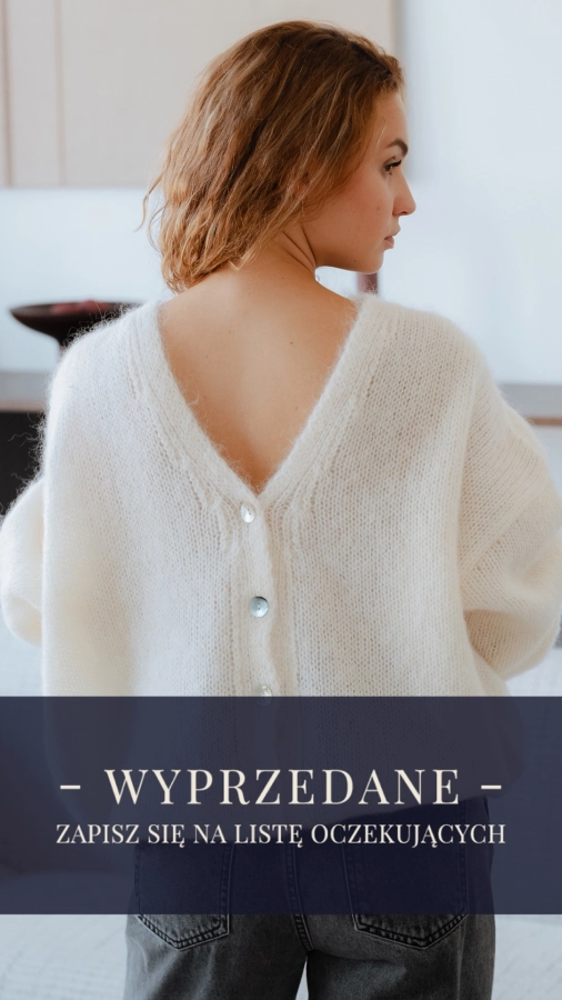  SWETER PREMIUM OBŁOK - CREAM