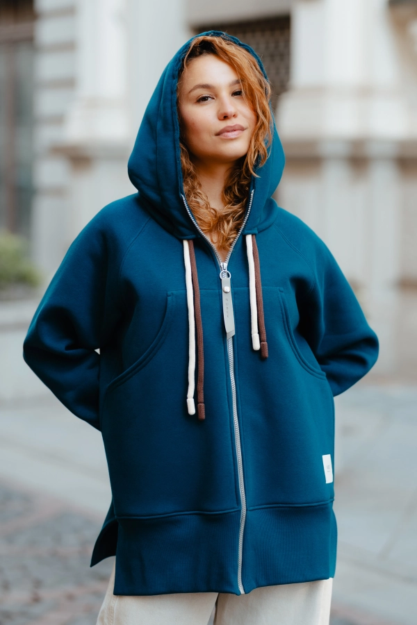 BLUZA KANG00 EXTEND - NOCNY OCEAN