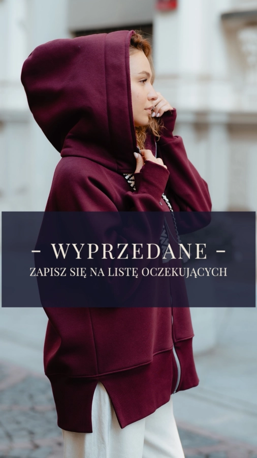 BLUZA KANG00 EXTEND - WINO
