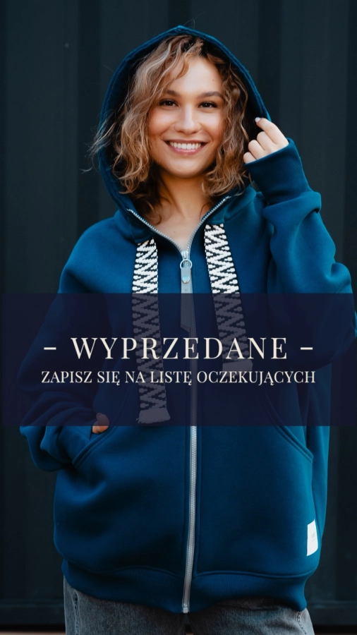 BLUZA MOJEGO CHŁOPAKA ROZPINANA - NOCNY OCEAN