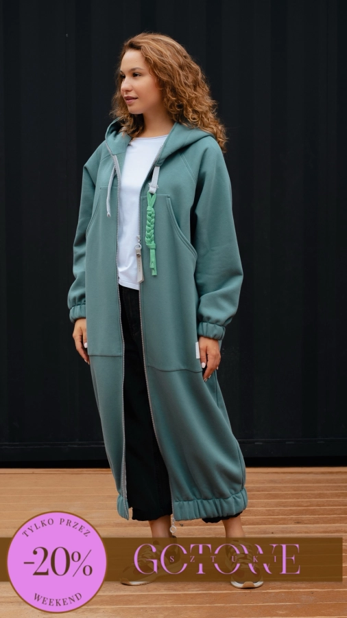BLUZA MAXI/PŁASZCZ KANG00 - NORTH ATLANTIC