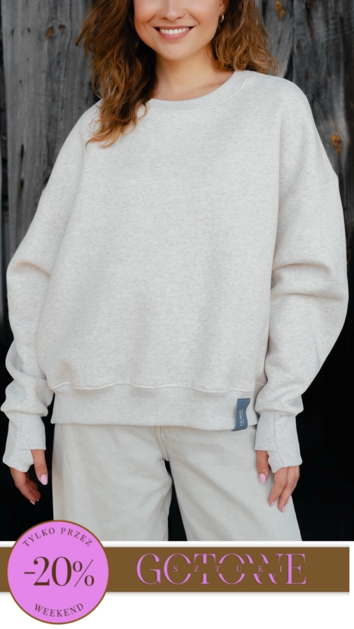 BLUZA LOVE LATTE MELANGE