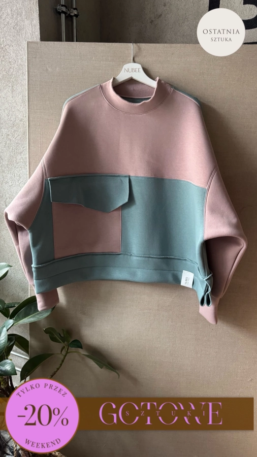 BLUZA MONO STÓJKA / CITADEL + SPINX odwrotność