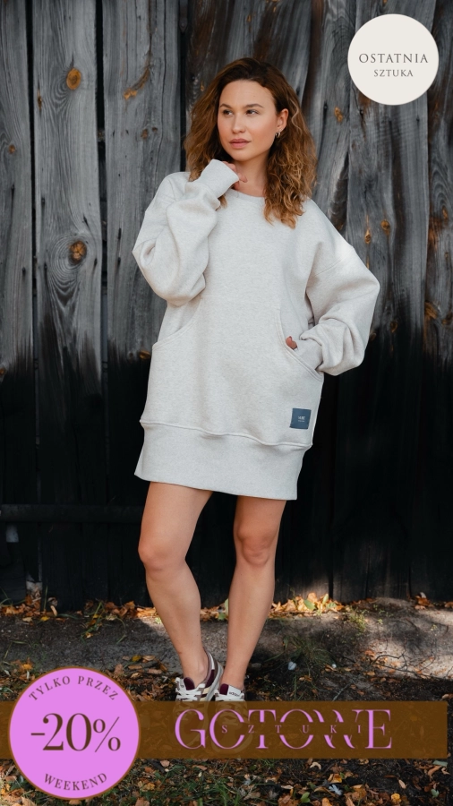 TUNIKA/ BLUZA  LATTE MELANGE 