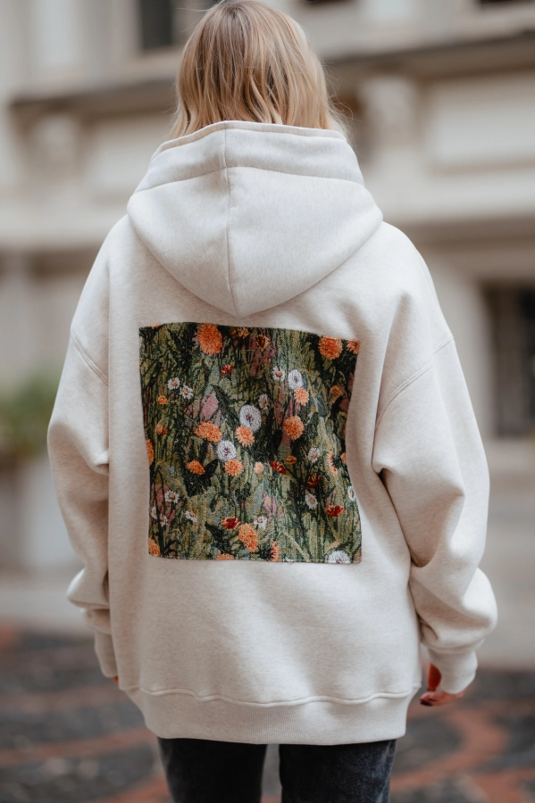 BLUZA MOJEGO CHŁOPAKA - UNIKATY LATTE MELANGE