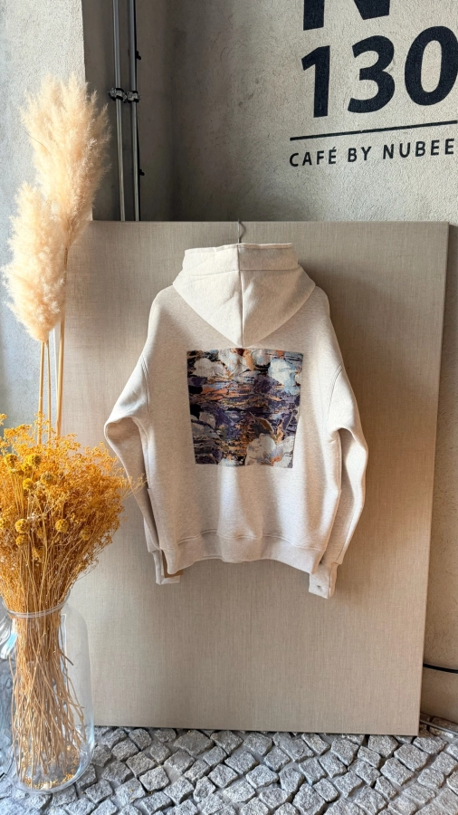BLUZA MOJEGO CHŁOPAKA - UNIKAT LATTE MELANGE